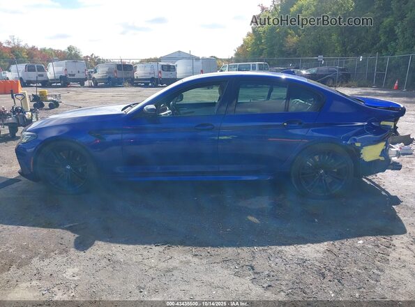 WBS83CH08MCF69064 2021 BMW M5 Синий Панорамный вид салона 360°