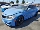 2016 Bmw M3 Blue vin: WBS8M9C58G5D30707