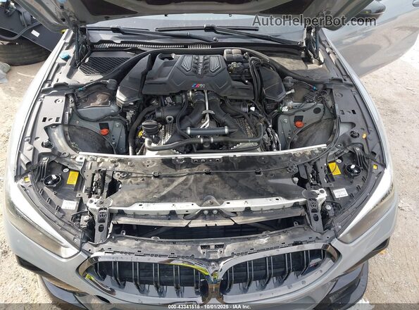 WBSAE0C05LCD81067 2020 BMW M8 Gray Вид ззаду