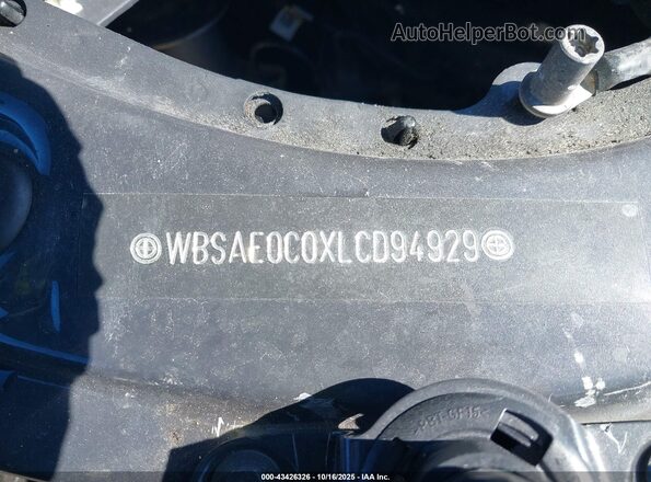 WBSAE0C0XLCD94929 2020 BMW M8 Серый 