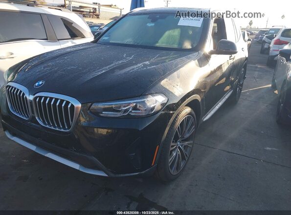 WBX47DP00PN242510 2023 BMW X3 Черный Передняя левая четверть