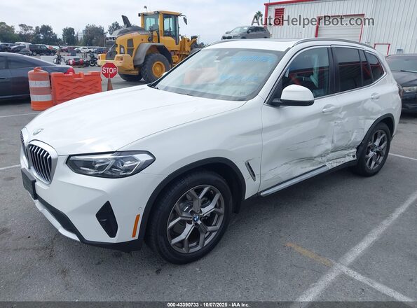 WBX47DP08RN268310 2024 BMW X3 Белый Передняя левая четверть