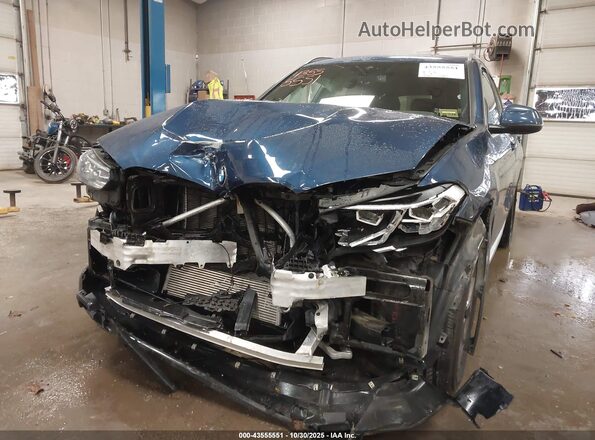 WBX57DP0XNN150905 2022 BMW X3 Синий Вид спереди