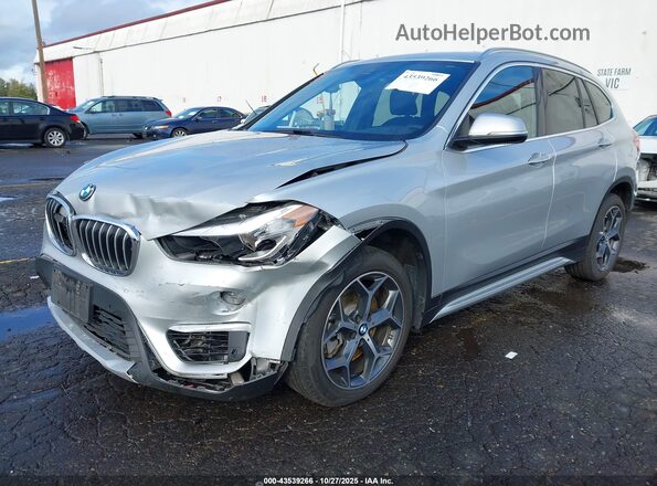 WBXHT3C58K5L38659 2019 BMW X1 Серый Передняя левая четверть