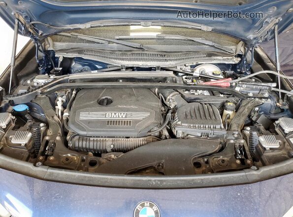 WBXYH9C09L5P06485 2020 BMW X2 Blue Vista del compartimento del motor