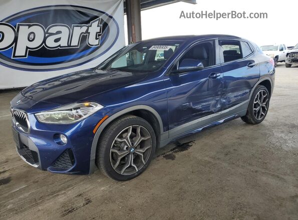 WBXYJ3C32JEJ84033 2018 BMW X2 Синий Передняя левая четверть