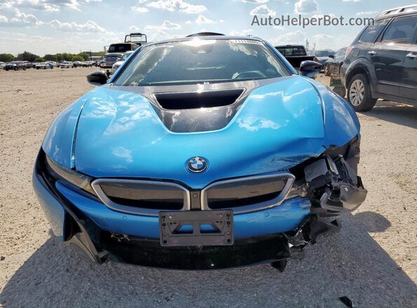 WBY2Z2C59GV675858 2016 BMW I8 Синий Вид спереди