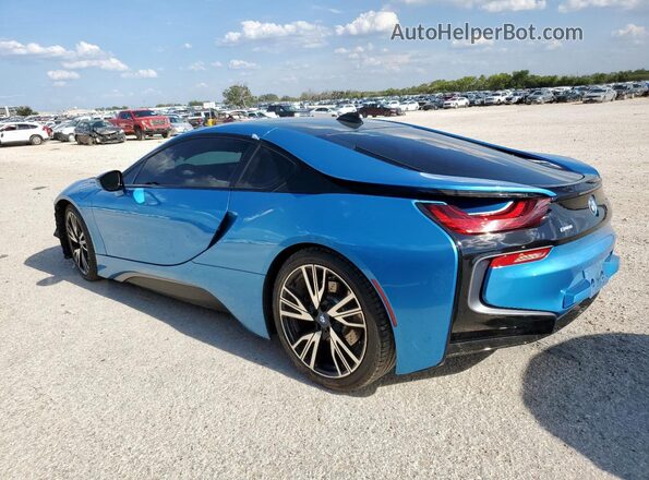WBY2Z2C59GV675858 2016 BMW I8 Синий Задняя левая четверть