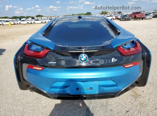 WBY2Z2C59GV675858 2016 BMW I8 Синий Вид сзади