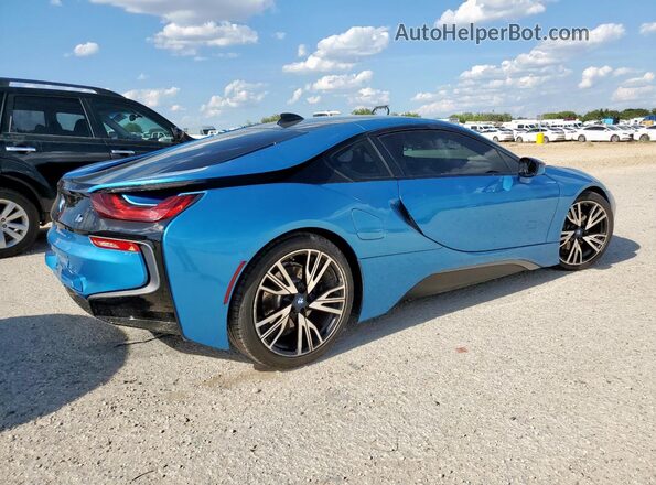 WBY2Z2C59GV675858 2016 BMW I8 Синий Задняя правая четверть