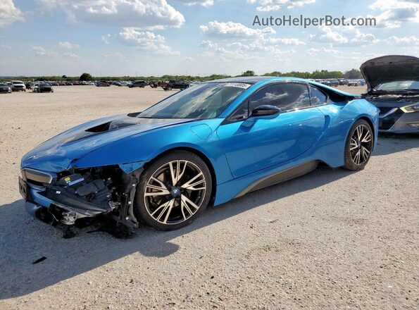 WBY2Z2C59GV675858 2016 BMW I8 Синий Передняя левая четверть
