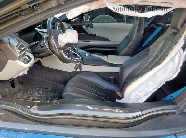 WBY2Z2C59GV675858 2016 BMW I8 Синий Вид салона спереди