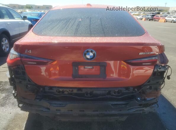 WBY43AW02PFP81342 2023 BMW I4 Оранжевый Вид сзади