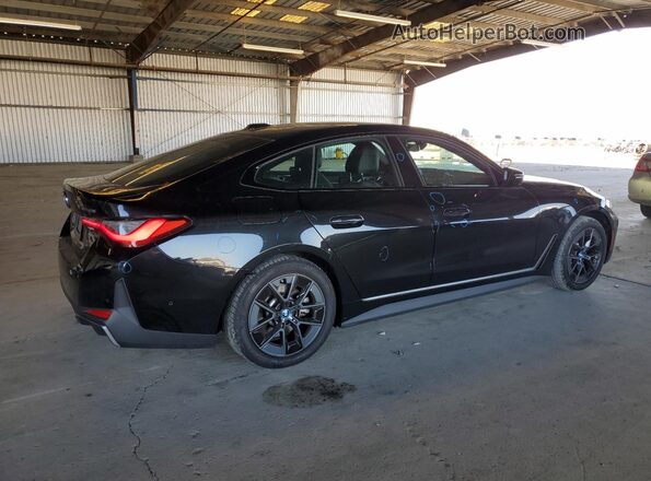 WBY43AW04PFP97753 2023 BMW I4 Черный Задняя правая четверть