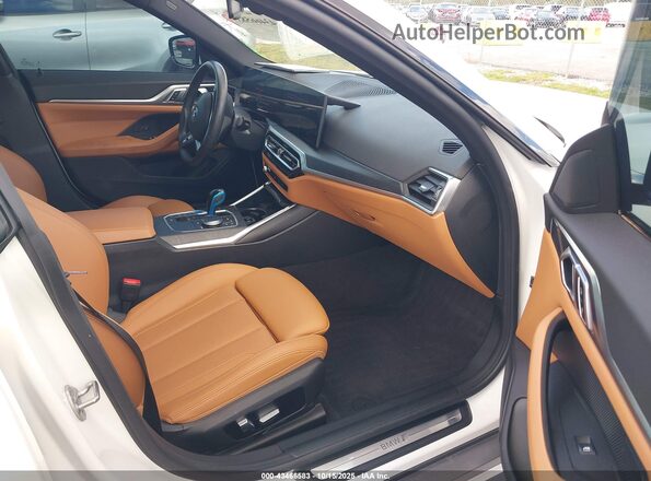 WBY73AW0XPFN90054 2023 BMW I4 White Front interior view