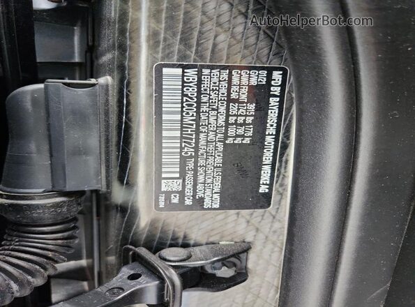 WBY8P2C05M7H77245 2021 BMW OTHER Черный Вид подкапотного пространства