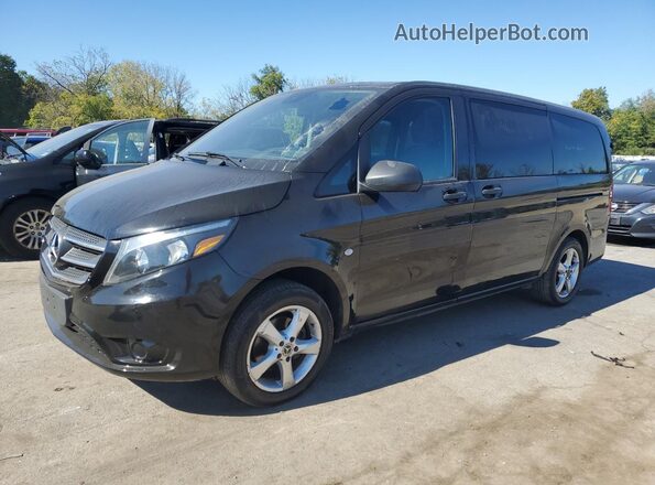 WD4PG2EE2J3454850 2018 MERCEDES-BENZ METRIS Черный Передняя левая четверть