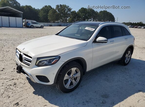 WDC0G4KB2JV045182 2018 MERCEDES-BENZ GLC-CLASS Белый Передняя левая четверть
