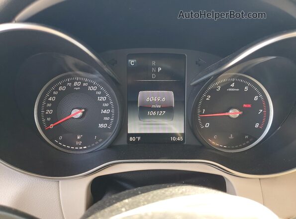 WDC0G4KB2JV045182 2018 MERCEDES-BENZ GLC-CLASS Белый Вид щитка приборов