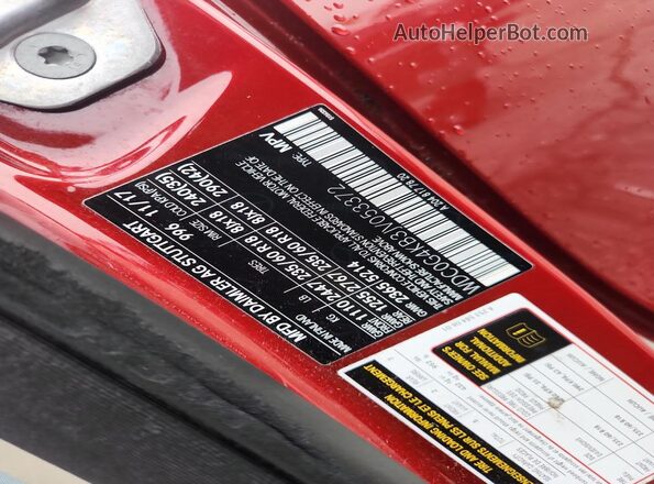 WDC0G4KB3JV053372 2018 MERCEDES-BENZ GLC-CLASS Красный Вид подкапотного пространства