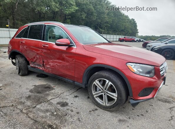 WDC0G4KB3JV053372 2018 MERCEDES-BENZ GLC-CLASS Красный Передняя правая четверть