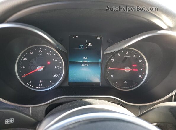 WDC0G8EB5LF687802 2020 MERCEDES-BENZ GLC-CLASS White Widok tylnych siedzeń