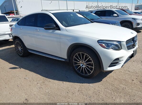 WDC0J4KB7JF427137 2018 MERCEDES-BENZ GLC 300 COUPE Белый Передняя правая четверть