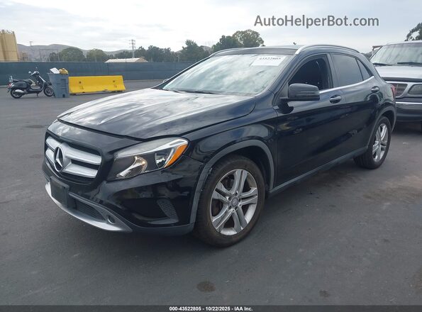 WDCTG4EB0GJ194229 2016 MERCEDES-BENZ GLA 250 Black Передня ліва чверть