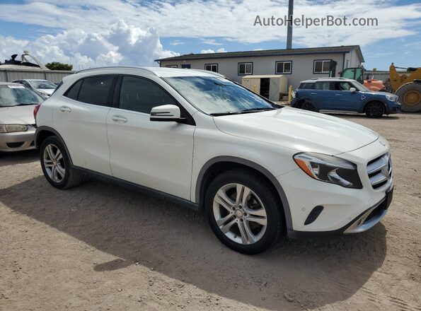 WDCTG4EB1GJ193560 2016 MERCEDES-BENZ GLA Белый Передняя правая четверть