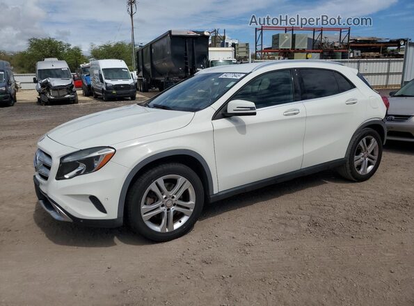 WDCTG4EB1GJ193560 2016 MERCEDES-BENZ GLA Белый Передняя левая четверть
