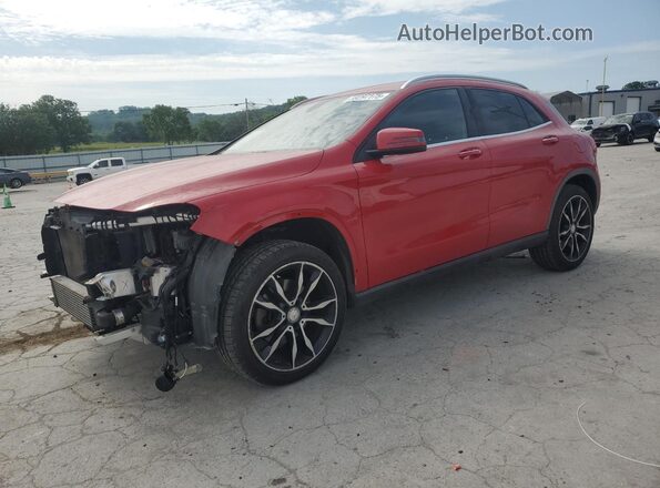WDCTG4EB3HJ318933 2017 MERCEDES-BENZ GLA Красный Передняя левая четверть