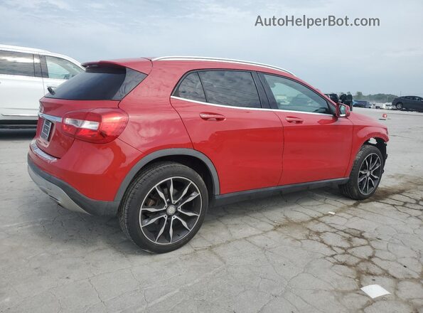 WDCTG4EB3HJ318933 2017 MERCEDES-BENZ GLA Красный Задняя правая четверть