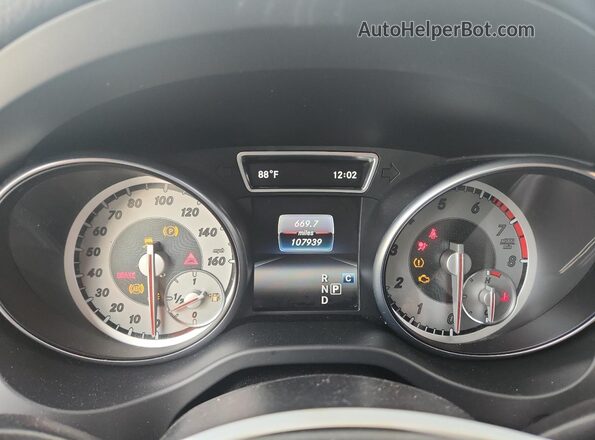 WDCTG4EB3HJ358865 2017 MERCEDES-BENZ GLA Black Vista del cuadro de instrumentos