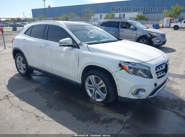 WDCTG4EB3KJ636767 2019 MERCEDES-BENZ GLA 250 Белый Передняя правая четверть