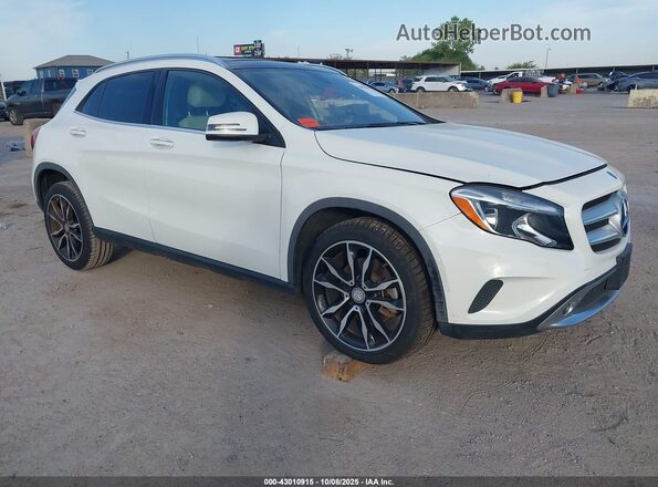 WDCTG4EB8GJ212203 2016 MERCEDES-BENZ GLA 250 Белый Передняя правая четверть