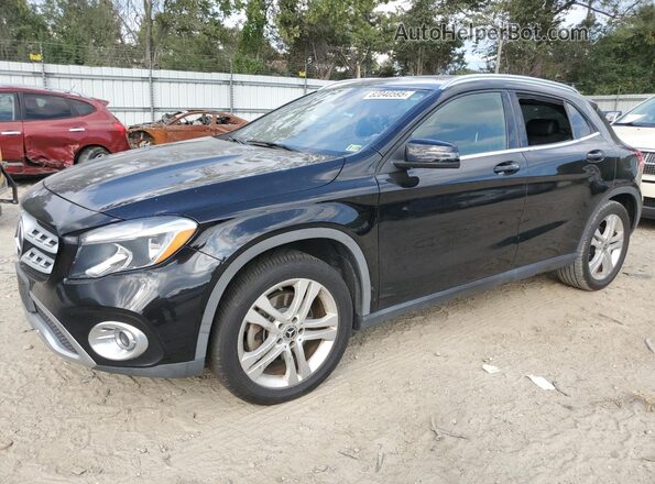WDCTG4EB9JJ443764 2018 MERCEDES-BENZ GLA Black წინა მარცხენა ხედი სამი მეოთხედიდან