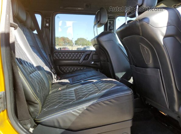 WDCYC7DF5GX246541 2016 MERCEDES-BENZ G-CLASS Желтый Вид задней части салона