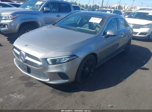 WDD3G4EB7KW020486 2019 MERCEDES-BENZ A 220 Серый Передняя левая четверть