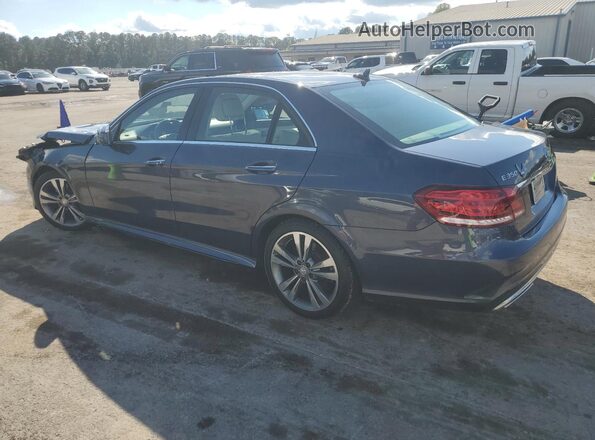 WDDHF5KBXGB188074 2016 MERCEDES-BENZ E Синий Задняя левая четверть