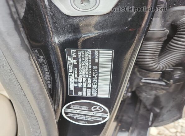 WDDSJ4EB0HN421910 2017 MERCEDES-BENZ CLA-CLASS Black Widok wnętrza 360 stopni