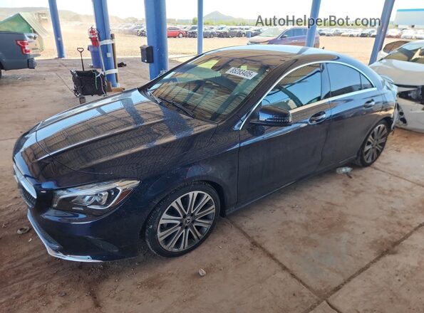 WDDSJ4EB0JN535928 2018 MERCEDES-BENZ CLA-CLASS Black Передня ліва чверть