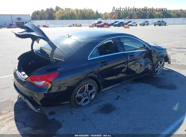 WDDSJ4EB3JN643119 2018 MERCEDES-BENZ CLA 250 Черный Задняя правая четверть