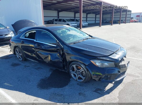 WDDSJ4EB3JN643119 2018 MERCEDES-BENZ CLA 250 Черный Передняя правая четверть