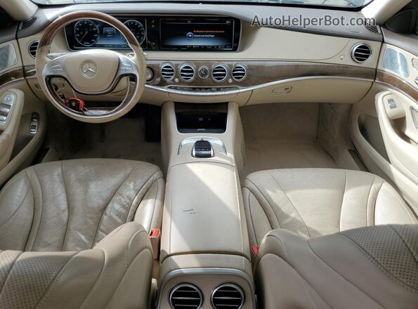 WDDUG6DB0HA291946 2017 MERCEDES-BENZ S Черный Вид панели приборов