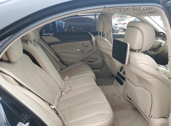 WDDUG6DB0HA291946 2017 MERCEDES-BENZ S Черный Вид задних сидений