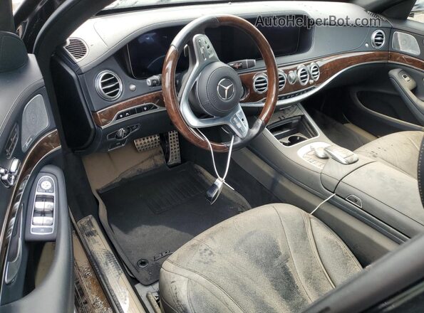 WDDUG6EB3KA461481 2019 MERCEDES-BENZ S Black Առջևի վահանակի տեսք