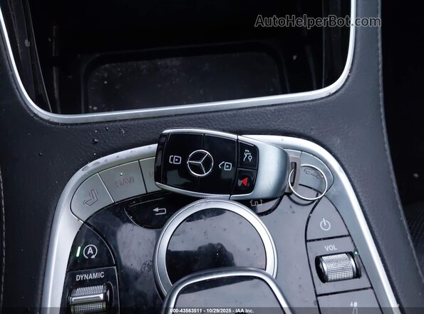 WDDUG6EB4JA358732 2018 MERCEDES-BENZ S-CLASS Black Widok deski rozdzielczej