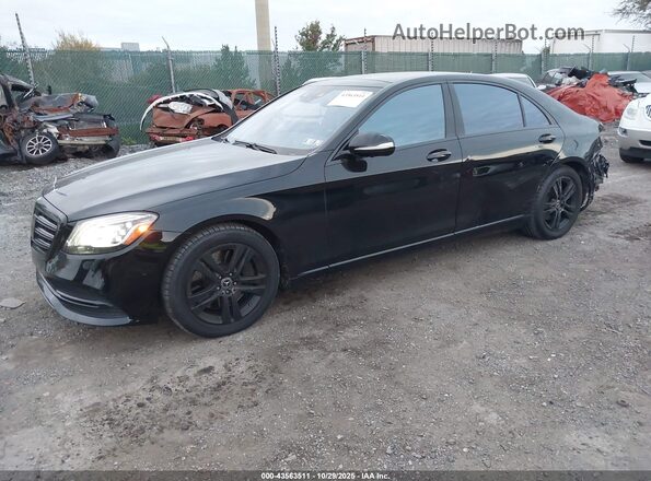 WDDUG6EB4JA358732 2018 MERCEDES-BENZ S-CLASS Black Przód lewy