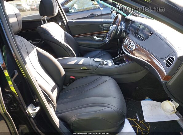 WDDUG8CB2HA295364 2017 MERCEDES-BENZ S-CLASS Black Widok wnętrza z przodu