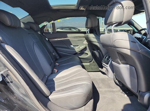 WDDUG8CB2HA326208 2017 MERCEDES-BENZ S Black Widok tylnych siedzeń